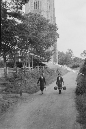 TOWER FROM N. WITH WATER CARRIERS